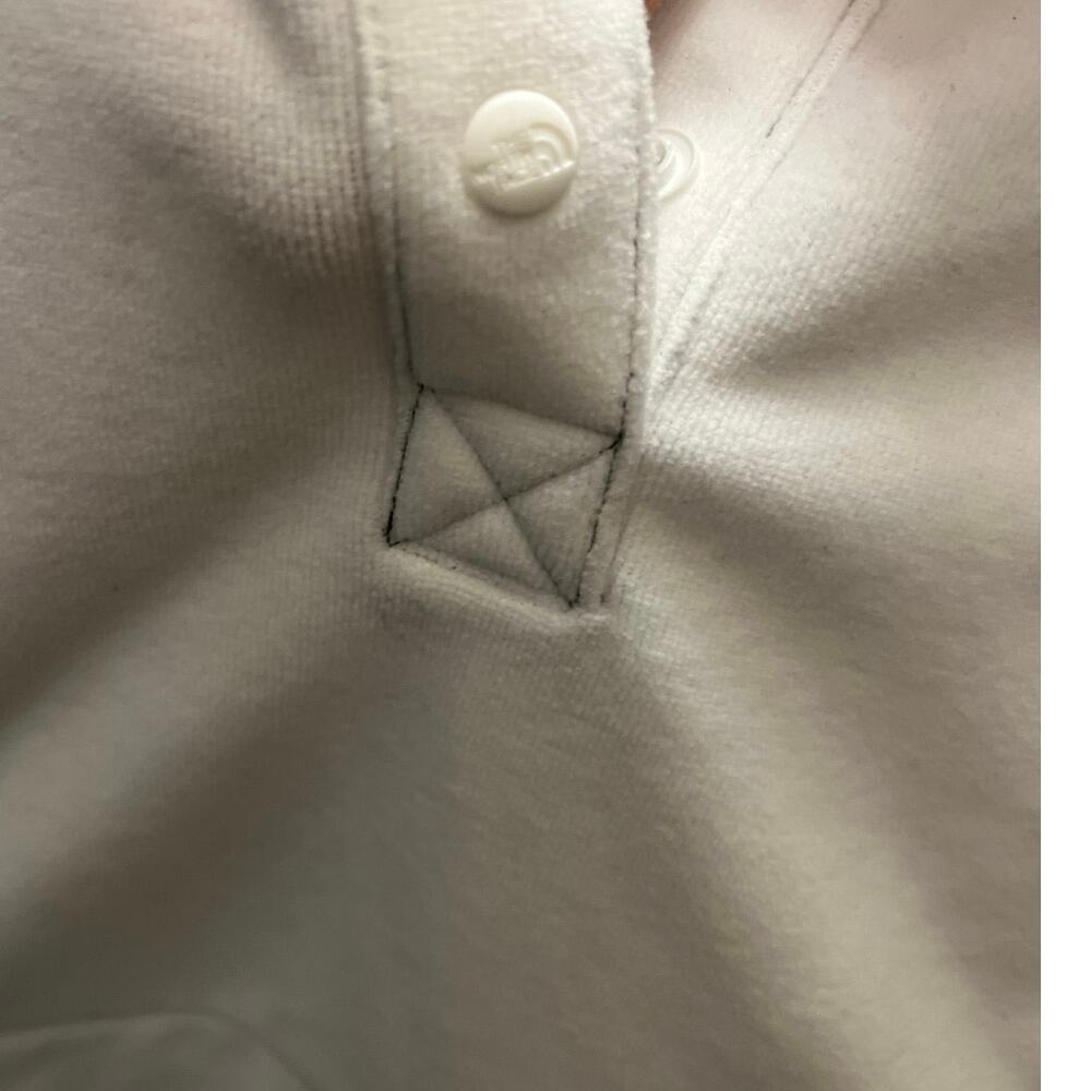 The North Face White Quarter Snap Fleece Pullover XS Athleisure Outdoor - Picture 6 of 6